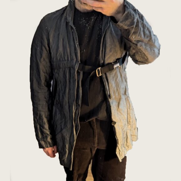 MARITHÉ + FRANÇOIS GIRBAUD - Buttoned strap jacket - Sz 48 - Picture 7 of 10